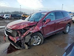 Salvage cars for sale at Woodhaven, MI auction: 2020 Buick Enclave Essence