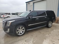 Salvage cars for sale from Copart Montgomery, AL: 2015 Cadillac Escalade ESV Luxury