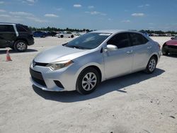 Salvage cars for sale at Arcadia, FL auction: 2016 Toyota Corolla L