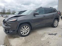 Salvage cars for sale at Lawrenceburg, KY auction: 2017 Jeep Cherokee Limited