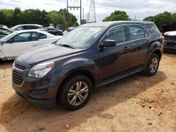 Salvage cars for sale at China Grove, NC auction: 2016 Chevrolet Equinox LS