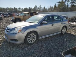 Salvage cars for sale at Windham, ME auction: 2010 Subaru Legacy 3.6R Limited