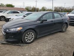 Salvage cars for sale at Columbus, OH auction: 2016 Ford Fusion S