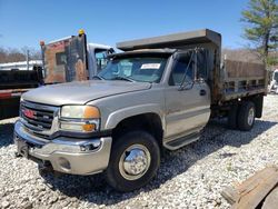 Salvage trucks for sale at West Warren, MA auction: 2003 GMC New Sierra K3500