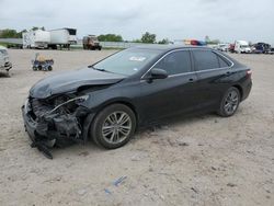 Salvage cars for sale at Houston, TX auction: 2016 Toyota Camry LE