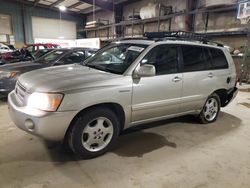 Salvage cars for sale at Eldridge, IA auction: 2004 Toyota Highlander Base