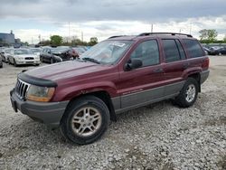 Salvage cars for sale at Des Moines, IA auction: 2002 Jeep Grand Cherokee Laredo