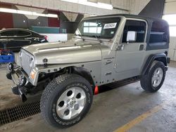 Salvage cars for sale at Dyer, IN auction: 2000 Jeep Wrangler / TJ Sport