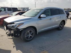 Salvage cars for sale at Grand Prairie, TX auction: 2019 Infiniti QX60 Luxe