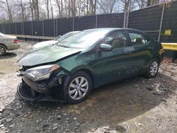 Salvage cars for sale at Waldorf, MD auction: 2014 Toyota Corolla L