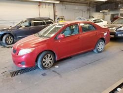 Salvage cars for sale from Copart Wheeling, IL: 2010 Toyota Corolla Base