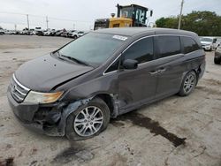 Salvage cars for sale at Oklahoma City, OK auction: 2012 Honda Odyssey EX