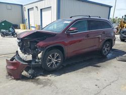 Salvage cars for sale at Orlando, FL auction: 2016 Toyota Highlander XLE