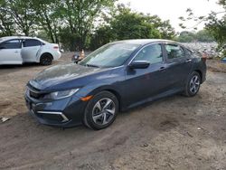 Honda salvage cars for sale: 2020 Honda Civic LX