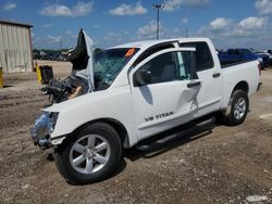 Salvage cars for sale at Temple, TX auction: 2012 Nissan Titan S