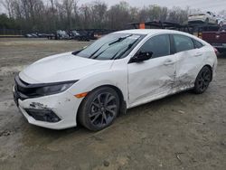 Honda salvage cars for sale: 2020 Honda Civic Sport