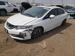 Salvage cars for sale from Copart Elgin, IL: 2013 Honda Civic EX
