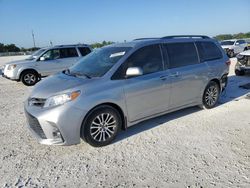 Salvage cars for sale from Copart Arcadia, FL: 2018 Toyota Sienna XLE