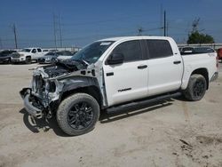 Salvage cars for sale at Haslet, TX auction: 2020 Toyota Tundra Crewmax SR5