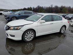 Salvage cars for sale from Copart Brookhaven, NY: 2015 Honda Accord EX