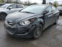 Salvage cars for sale at Portland, OR auction: 2014 Hyundai Elantra SE