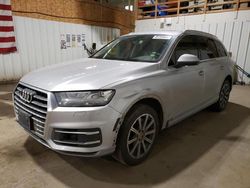 Salvage cars for sale at Anchorage, AK auction: 2017 Audi Q7 Premium Plus