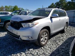 Salvage cars for sale from Copart Dunn, NC: 2012 Toyota Highlander Base