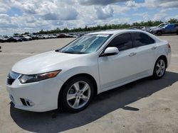 Salvage cars for sale from Copart Fresno, CA: 2014 Acura TSX Tech