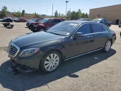 Salvage cars for sale at Gaston, SC auction: 2015 Mercedes-Benz S 550
