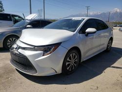 Salvage cars for sale at Rancho Cucamonga, CA auction: 2022 Toyota Corolla LE