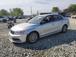 Vehiculos salvage en venta de Copart Mebane, NC: 2015 Volkswagen Jetta SE