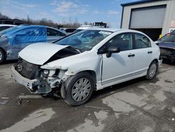 Salvage cars for sale at Duryea, PA auction: 2009 Honda Civic VP