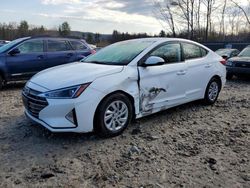 Salvage cars for sale from Copart Candia, NH: 2020 Hyundai Elantra SE