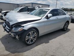 Salvage cars for sale from Copart Orlando, FL: 2016 Mercedes-Benz C 300 4matic