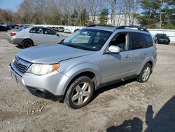 Salvage cars for sale at North Billerica, MA auction: 2009 Subaru Forester 2.5X Premium