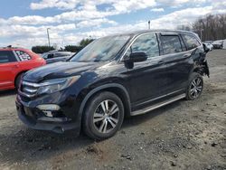Salvage cars for sale from Copart East Granby, CT: 2017 Honda Pilot EXL