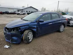 Salvage cars for sale at Pekin, IL auction: 2018 Nissan Sentra S