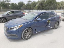 Salvage cars for sale from Copart Fort Pierce, FL: 2015 Hyundai Sonata Sport