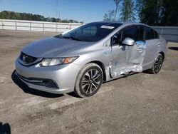 Salvage cars for sale at Dunn, NC auction: 2013 Honda Civic EX