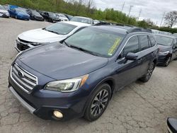 Salvage cars for sale from Copart Bridgeton, MO: 2015 Subaru Outback 3.6R Limited