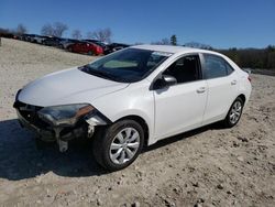 Vehiculos salvage en venta de Copart West Warren, MA: 2015 Toyota Corolla L