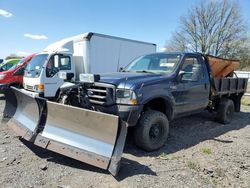 Salvage trucks for sale at Columbia Station, OH auction: 2002 Ford F350 SRW Super Duty