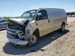 Salvage trucks for sale at Lumberton, NC auction: 2001 Chevrolet Express G2500
