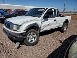 Salvage cars for sale from Copart Phoenix, AZ: 2002 Toyota Tacoma Xtracab Prerunner