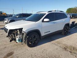 Salvage cars for sale at Oklahoma City, OK auction: 2019 Jeep Cherokee Latitude Plus