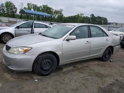 Toyota Camry le salvage cars for sale: 2003 Toyota Camry LE