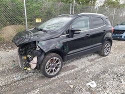 Salvage cars for sale at Cicero, IN auction: 2020 Ford Ecosport Titanium