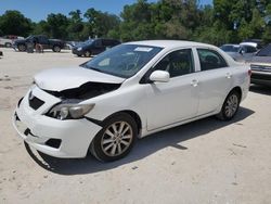 Salvage cars for sale from Copart Ocala, FL: 2009 Toyota Corolla Base