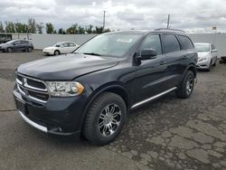 Salvage cars for sale at Portland, OR auction: 2012 Dodge Durango Crew