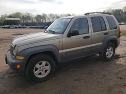 Salvage cars for sale from Copart Charles City, VA: 2007 Jeep Liberty Sport